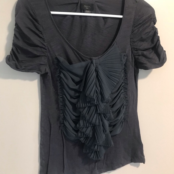 Anthropologie Tops - EUC Anthro Deletta Frilly Tee Top Size Small